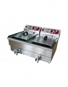 Freidora Eléctrica 10+10L Cuba Doble EF-132V 3,25+3,25kW - Imagen 1