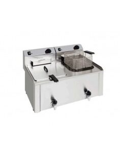 Freidora eléctrica doble de 10L+10L 4,5KW+4,5KW - Imagen 1
