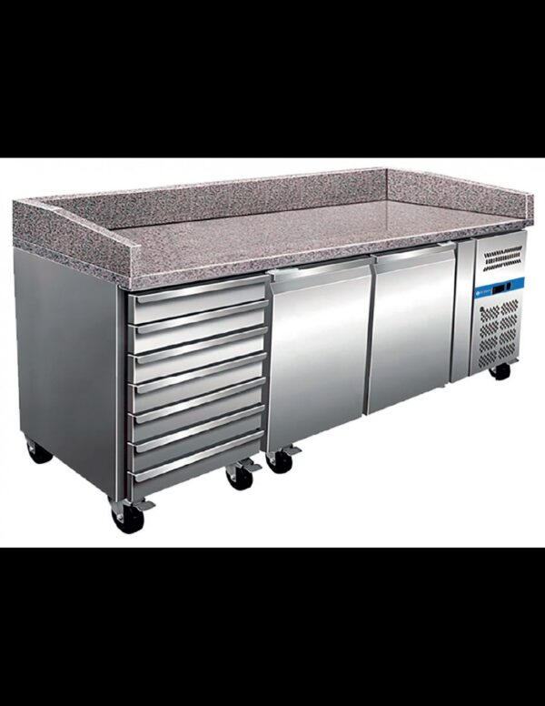 mesa-refrigerada-preparacion-pizzas-pz-2610tn-2-puertas-cajones
