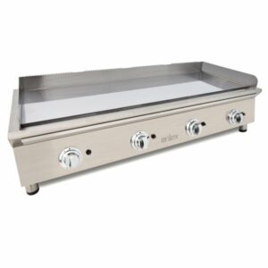 Frytops a gas 130 cm ARILEX acero de 15 mm con baño de cromo duro Línea 600 130FRYGCN - Imagen 1
