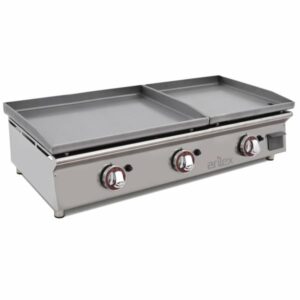 Plancha a gas ARILEX serie DUO (60 laminado + 40 laminado) 6040PGLLN - Imagen 1