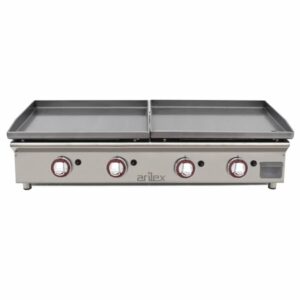Plancha a gas ARILEX serie DUO (60 laminado + 60 laminado) 6060PGLLN - Imagen 1