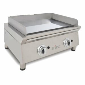 Frytops Eléctrico 70 cm ARILEX acero de 15 mm con baño de cromo duro Línea 600 70FRYGCN - Imagen 1