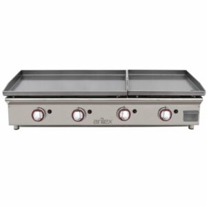 Plancha a gas ARILEX serie DUO (80 laminado + 40 laminado) 8040PGLLN - Imagen 1