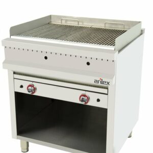 Barbacoa a gas piedra volcánica 2x9 kW 80BAR70 EASY 700 - Imagen 1