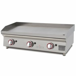 Plancha a gas 80 cm ARILEX en acero rectificado de 15 mm 80PGRN - Imagen 1