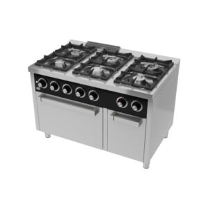 COCINA 6 FUEGOS 750 HORNO HR C6F750H - Imagen 1