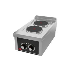 COCINA ELECTRICA 2 PLACAS 750 SOBREMESA HR CE2P750S - Imagen 1