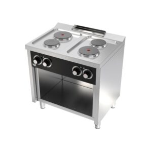 COCINA ELECTRICA 4 PLACAS 600 ESTANTE HR CE4P600E - Imagen 1