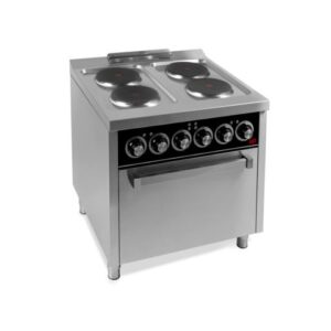 COCINA ELECTRICA 4 PLACAS 750 HORNO HR CE4P750H - Imagen 1