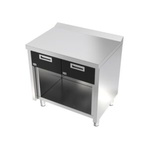 COCINA NEUTRA CON CAJON SERIE 600 CON ESTANTE 800 HR CN6008E - Imagen 1