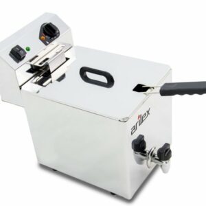 Freidora eléctrica EVOLUTION con grifo capacidad 10 litros con potencia 3,5 kw monofásica con contactor EVO10G - Imagen 1