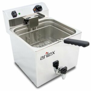 Freidora eléctrica EVOLUTION con grifo capacidad 12 litros con potencia 4,5 kw monofásica con contactor EVO12G - Imagen 1