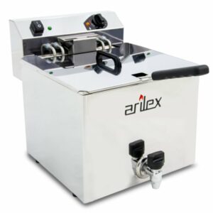 Freidora eléctrica EVOLUTION con grifo capacidad 12 litros con potencia 7,5 kw trifásica con contactor EVO12GTR - Imagen 1