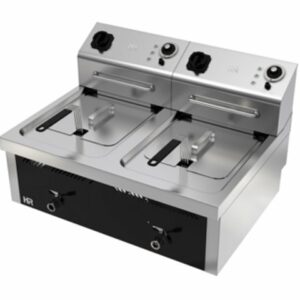 FREIDORA 10L+10L TRIFASICA 6 SERIE 600 SOBREMESA HR FD10L10LTRIF600S - Imagen 1