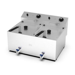 FREIDORA 8L+8L CON GRIFO HR FD8L8LC - Imagen 1
