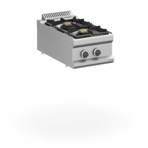 Cocina a gas 2 fuegos 2x7 Kw Sobremesa MFB74TXL MAGISTRA PLUS 700 - Imagen 1