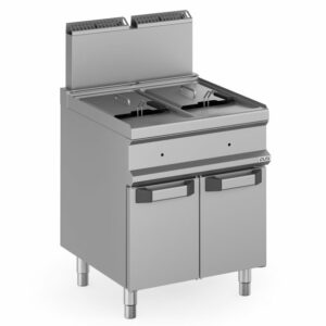 Freidora a Gas 2 cubas 14+14 Litros 25kW MFRG77A MAGISTRA PLUS 701 - Imagen 1
