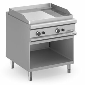 Frytop a gas 80 cm Placa Lisa - Ranurada Cromo Duro con Mueble MFTG98ALRC MAGISTRA PLUS 900 - Imagen 1