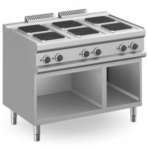 Cocina Eléctrica 6 zonas Cuadradas con Mueble MPQ711A MAGISTRA PLUS 700 - Imagen 1