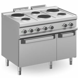 Cocina Eléctrica 6 zonas Redondas con Mueble MPR711A MAGISTRA PLUS 700 - Imagen 1