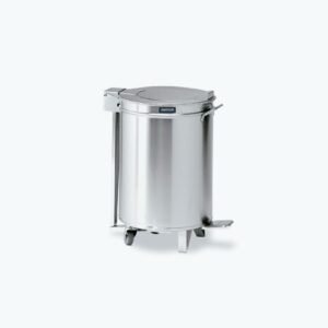 Cubo con tapa accionada por pedal y 2 ruedas (capacidad 50 l.) F0260502 DISTFORM - Imagen 1
