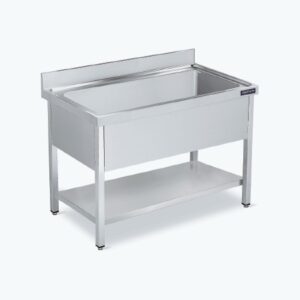 Bastidor con fregadero GC 2000x700 I y estante FBGIE720 DISTFORM - Imagen 1
